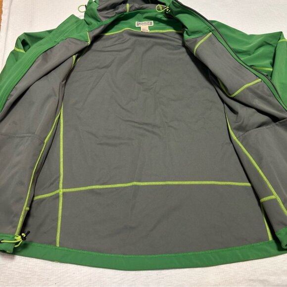 Duluth Trading Softshell Jacket‎ Hooded Mens Extra Large Tall Full Zip Green - Picture 6 of 10